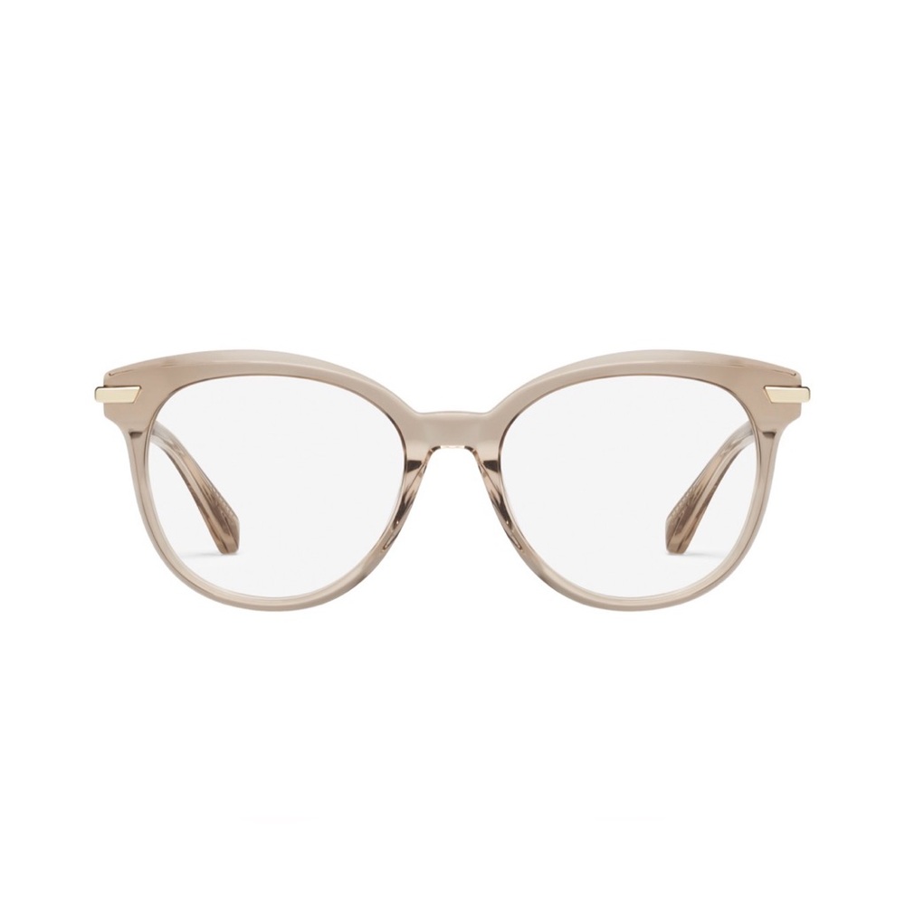 Quay Australia “Pencil Me In” Clear Beige Round Optical Glasses